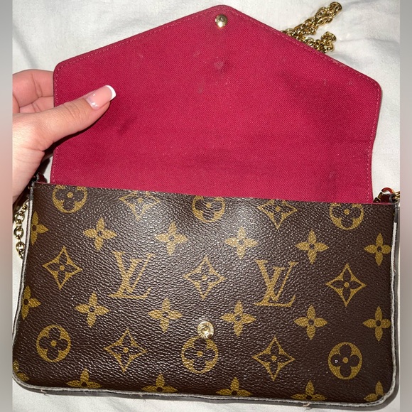 AUTHENTIC Louis Vuitton Felicie Pochette monogram canvas - Picture 11 of 17